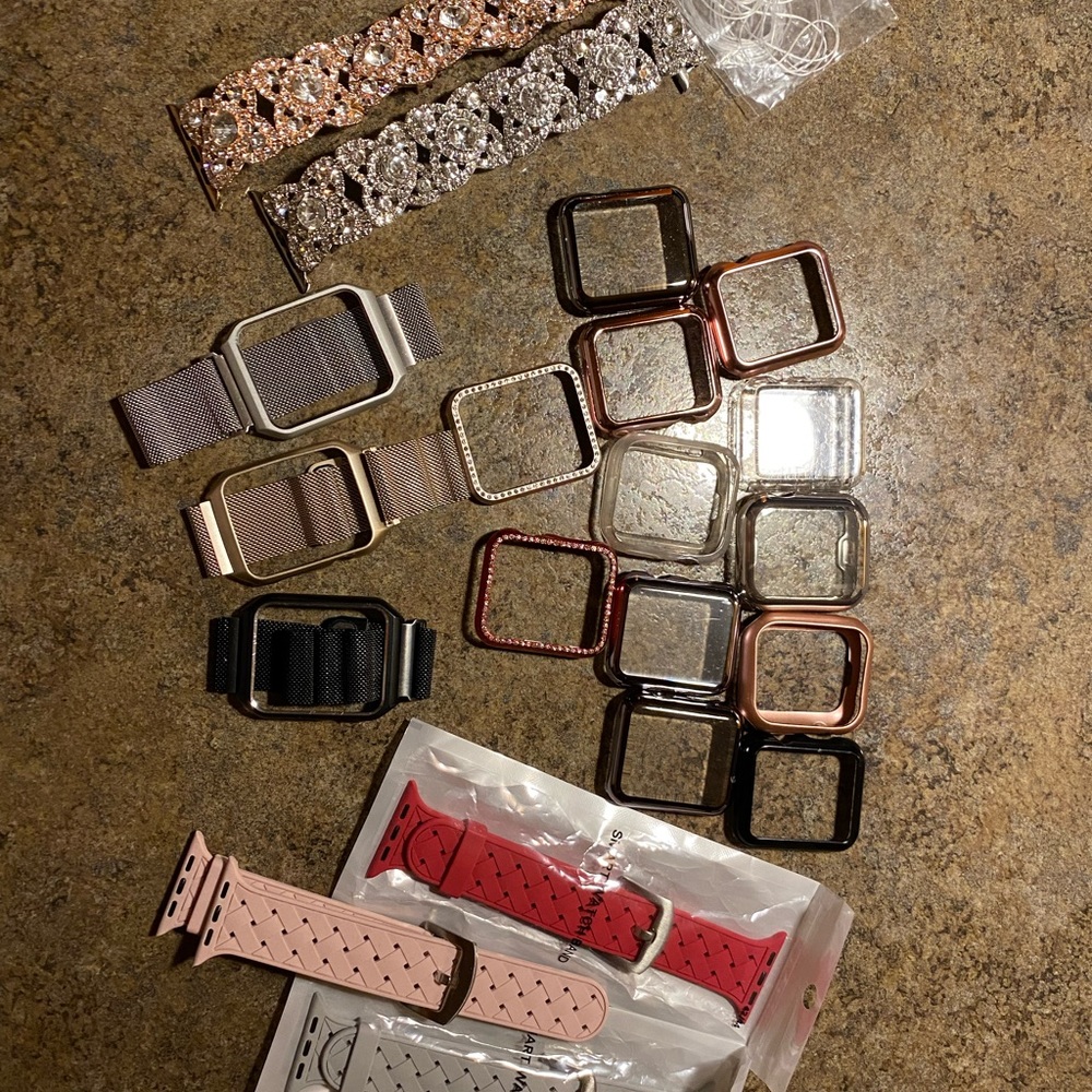 Apple Watch band & screen covers/bumpers